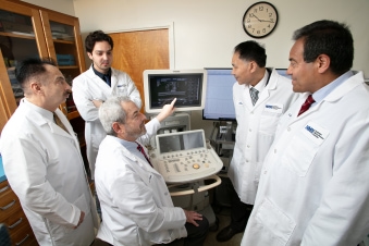 a group of doctors in a room