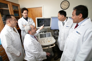 a group of doctors in a room